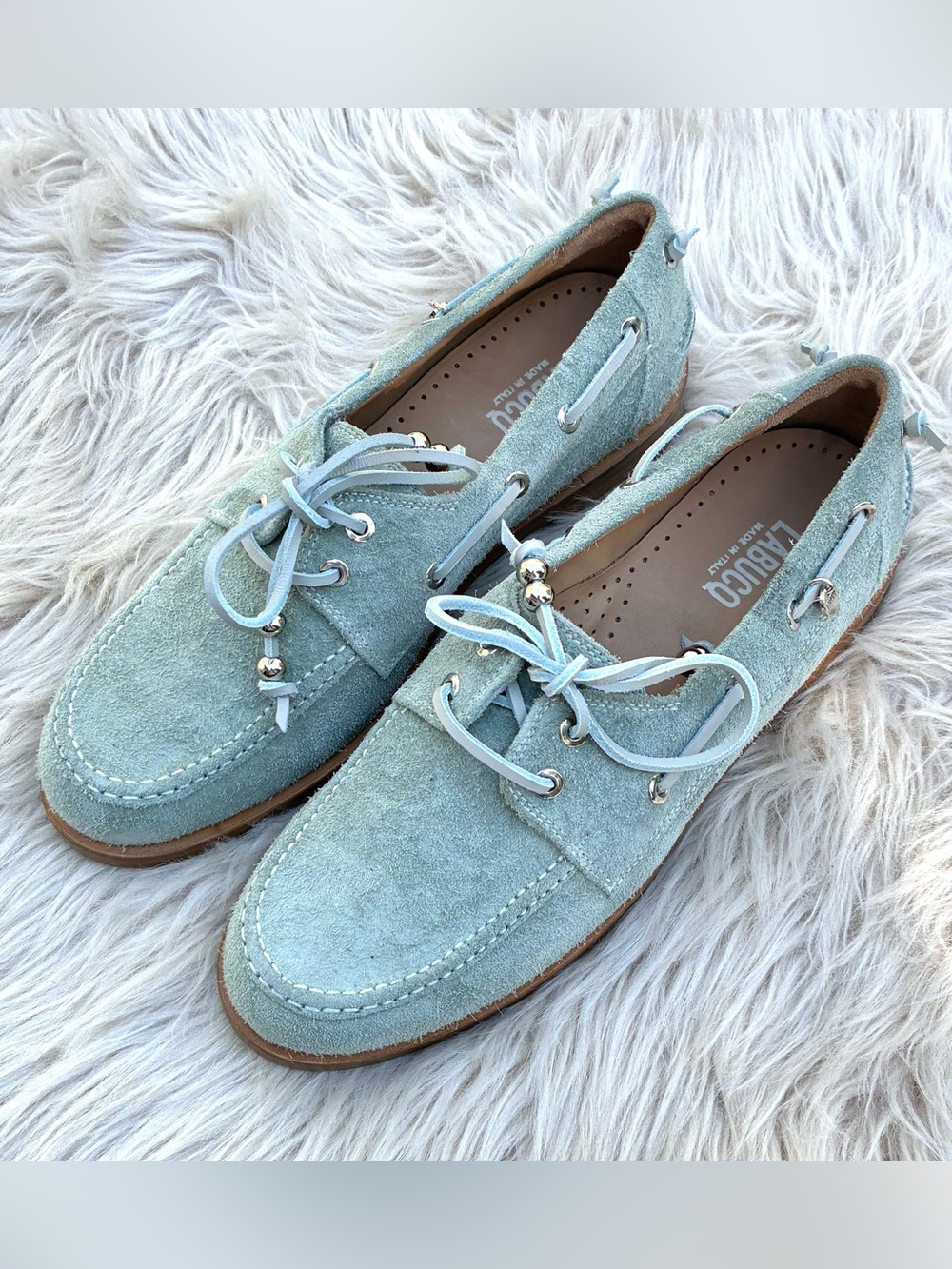 Labuqc NWOT Nelson Suede Boat Shoe Sz 40, 10 US